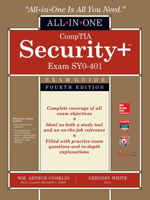 Title details for CompTIA Security+ All-in-One Exam Guide (Exam SY0-401) by Wm. Arthur Conklin - Available